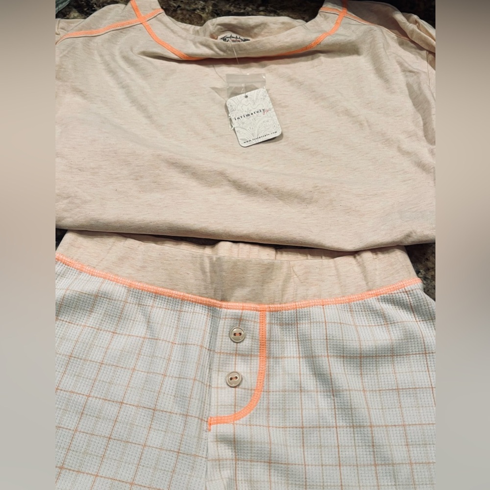 NWT Free People Chill Evening 2pc Pajama Set - Picture 8 of 15